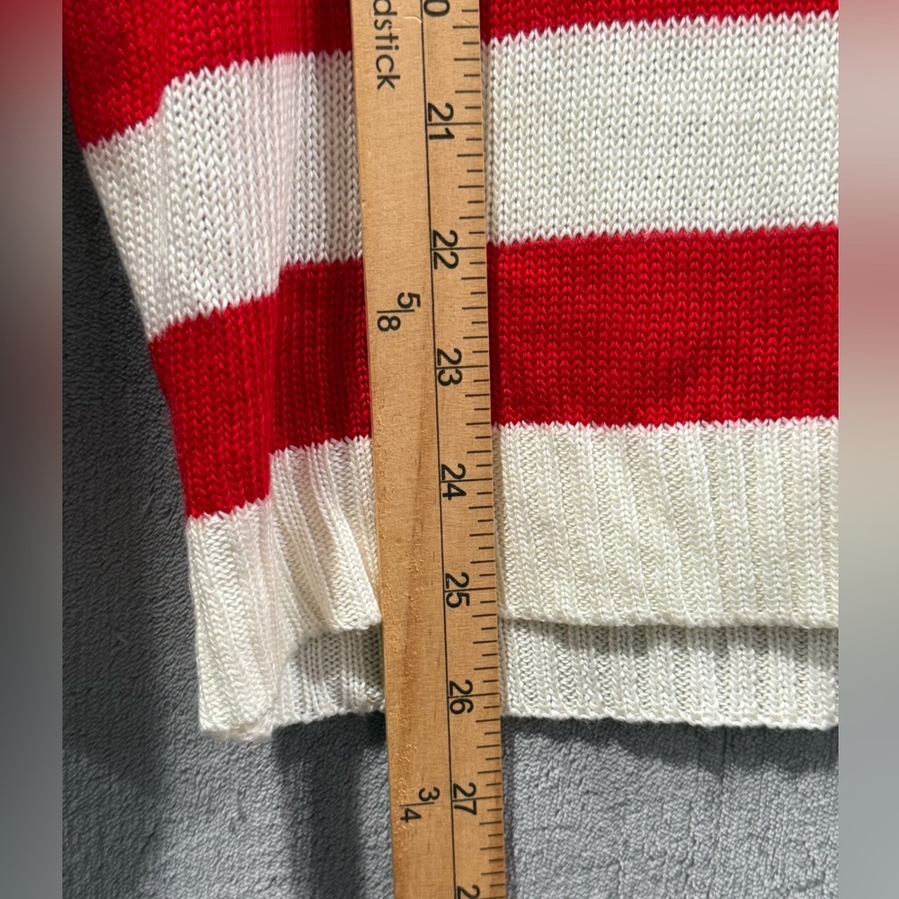 The Classic American Flag Sweater Woman’s Size Small Knit Top Red White Blue - Picture 4 of 6